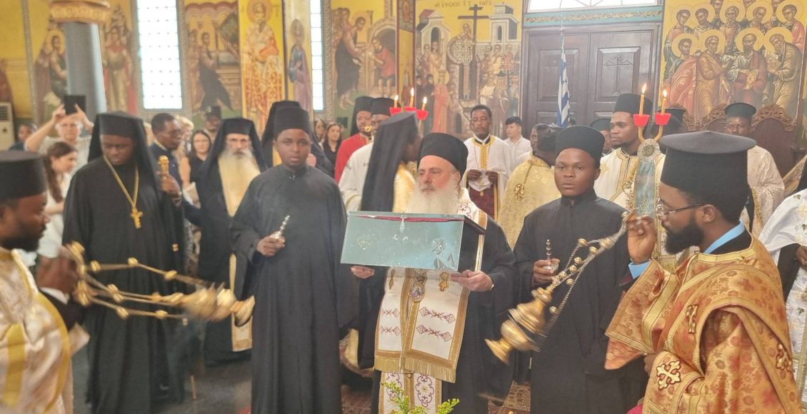 Υποδοχή-Λειψάνων-του-μακαριστού-Μητροπολίτου-Πενταπόλεως-Ιγνατίου-στην-Κινσάσα