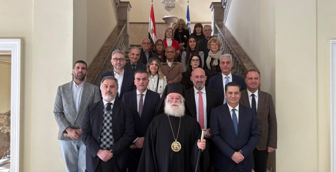 Επίσκεψη-αντιπροσωπείας-της-ΚΕΔΕ-στον-Πατριάρχη-Αλεξανδρείας