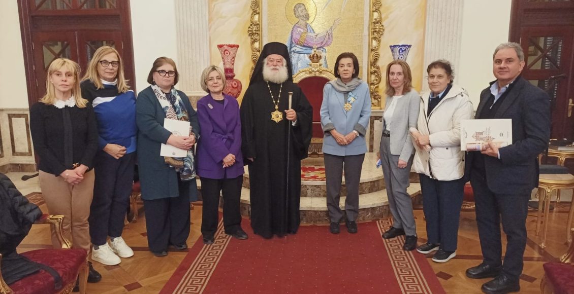 Αντιπροσωπεία-από-το-Ίδρυμα-Αναστασίου-Γ.-Λεβέντη-στο-Πατριαρχείο-Αλεξανδρείας