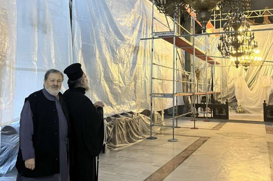 Αυτοψία-στον-Ιερό-Μητροπολιτικό-Ναό-Ρεθύμνου-για-την-αποκατάστασή-του