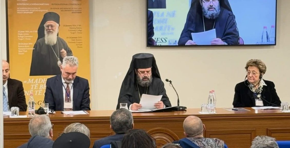 Αρχιεπίσκοπος-Αλβανίας-Ιωάννης-στο-Διεθνές-Συνέδριο-για-τον-μακαριστό-Αρχιεπίσκοπο-Αναστάσιο:-Στο-επίκεντρο-η-προσφορά-και-η-παρακαταθήκη