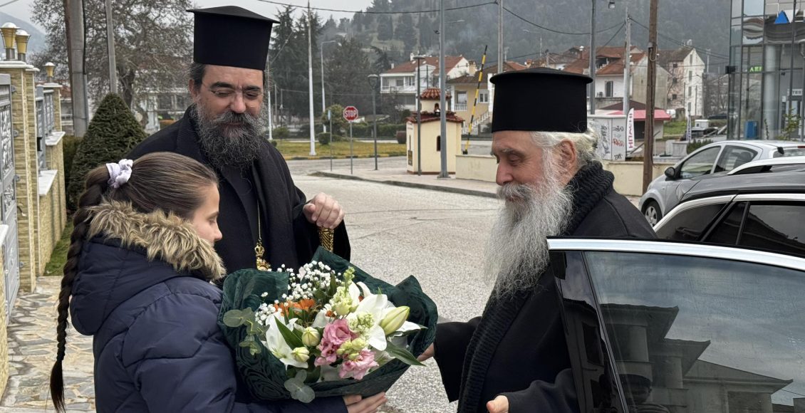 Άφιξη-του-Αρχιεπισκόπου-Σινά-Συμεών-στην-Ιερά-Μητρόπολη-Καστορίας