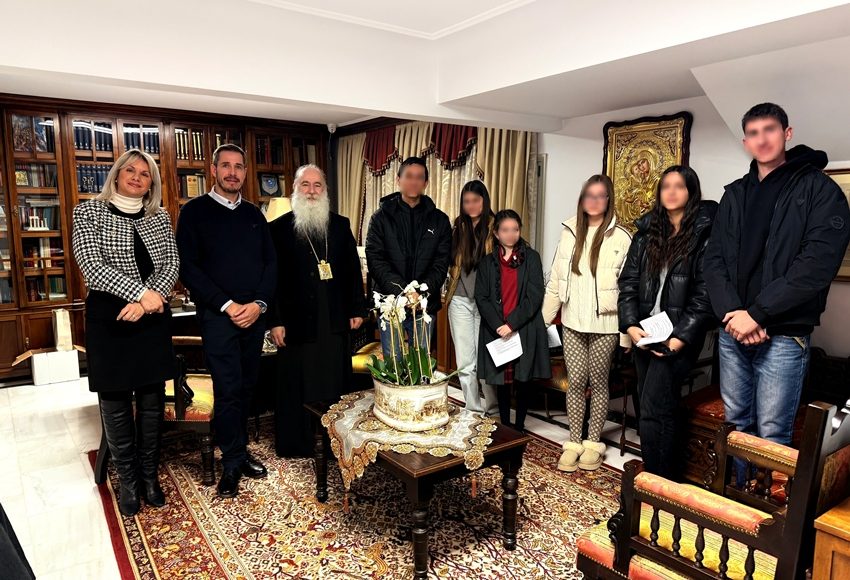 Επισκέψεις-μαθητών-στον-Μητροπολίτη-Κορίνθου-Παύλο