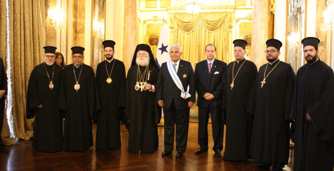 Ο-Πατριάρχης-Αλεξανδρείας-στον-Πρόεδρο-του-Παναμά