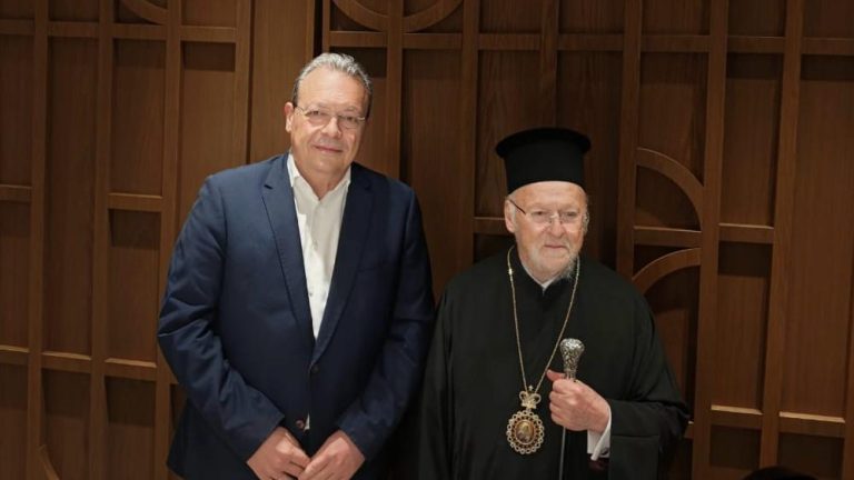 Ο-Οικουμενικός-Πατριάρχης-είχε-συνάντηση-με-τον-Σωκράτη-Φάμελλο-στη-Θεσσαλονίκη