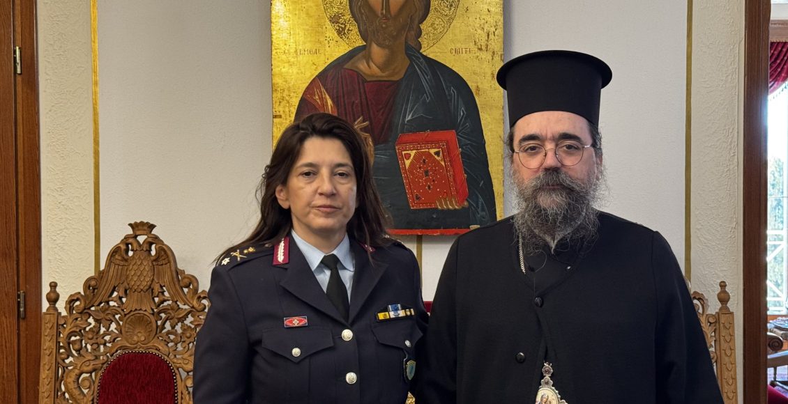 Επίσκεψη-της-νέας-Αστυνομικής-Διευθύντριας-Καστοριάς-στον-Μητροπολίτη-Καλλίνικο