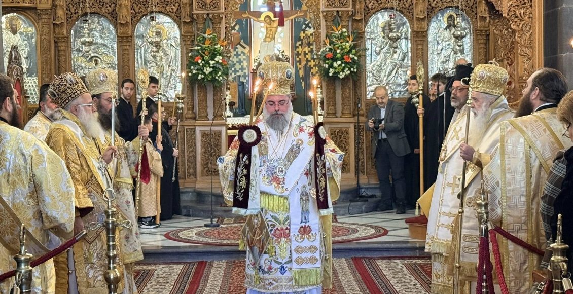 Η-πρώτη-Αρχιερατική-Θεία-Λειτουργία-του-Μητροπολίτη-Κυδωνίας-και-Αποκορώνου-Τίτου