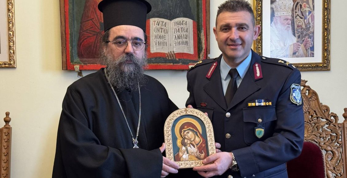 Επίσκεψη-του-νέου-Περιφερειακού-Διευθυντή-Αστυνομίας-Δυτικής-Μακεδονίας-στον-Μητροπολίτη-Καστορίας
