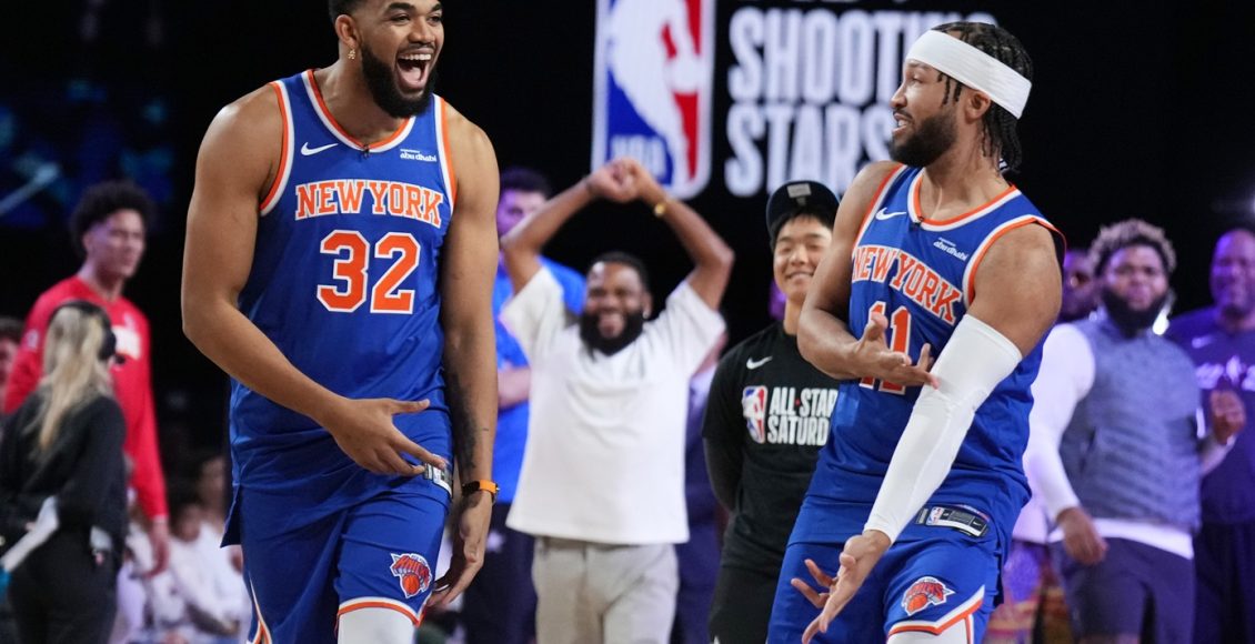 all-star-game: Νικητές-οι Νικς-στο-shooting-stars-–-Ο-Τζόνσον-κέρδισε-στον-διαγωνισμό-καρφωμάτων-και-ο-Λίλαρντ-στα-τρίποντα