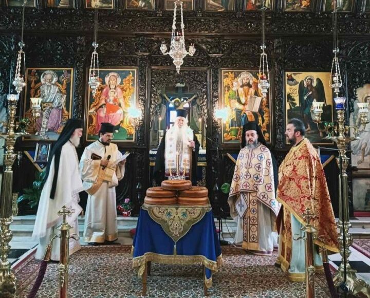 Μνήμη-Αγίου-Θεοδώρου-του-Τήρωνος-στη-Μητρόπολη-Θηβών