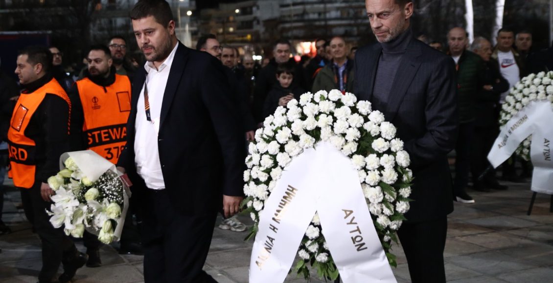 ΠΑΟΚ-–-Θέλτα:-Τσέφεριν-και-Γκαγκάτσης-κατέθεσαν-στεφάνια-στη-μνήμη-των-οπαδών-που-σκοτώθηκαν-στη-Ρουμανία