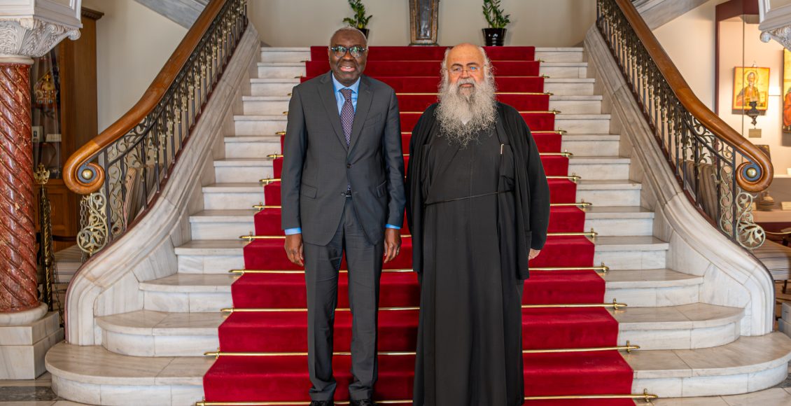 Με-τον-Ειδικό-Αντιπρόσωπο-του-ΟΗΕ-στην-Κύπρο-συναντήθηκε-ο-Αρχιεπίσκοπος-Γεώργιος