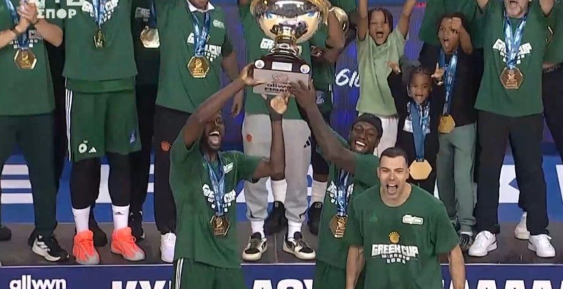 Κυπελλούχος-Ελλάδας-ο-Παναθηναϊκός:-Η-απονομή-του-τροπαίου