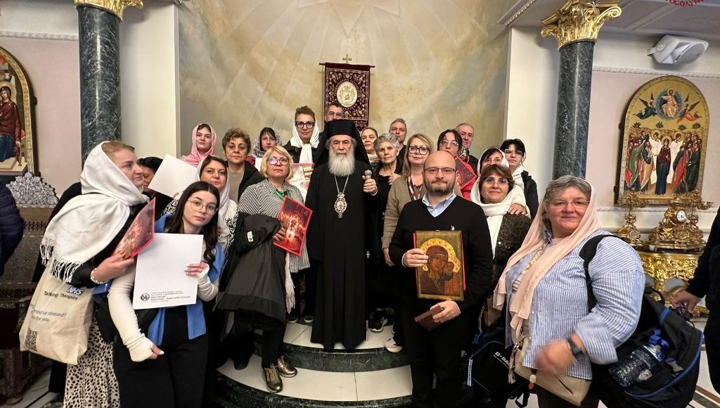 Συναντήσεις-του-Πατριάρχη-Ιεροσολύμων-με-προσκυνητές-και-κληρικούς