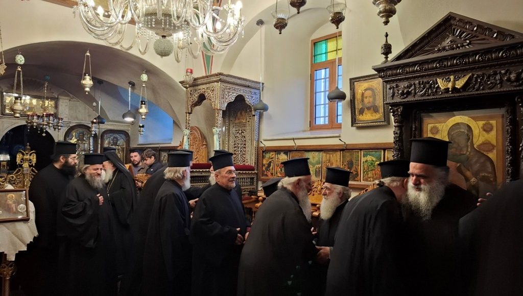 Η-συγχωρητική-ευχή-στο-Πατριαρχείο-Ιεροσολύμων