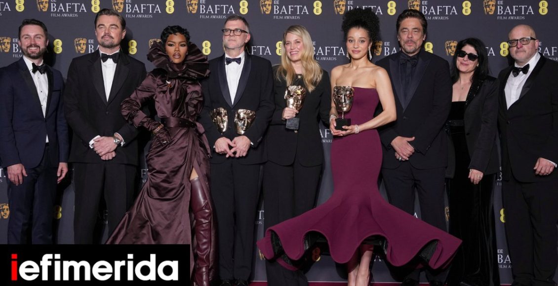 bafta-2026:-Έξι-βραβεία-στην-ταινία-«Μια-μάχη-μετά-την-άλλη»,-χαμένοι-Ντι-Κάπριο-και-Λάνθιμος-Όλοι-οι-νικητές
