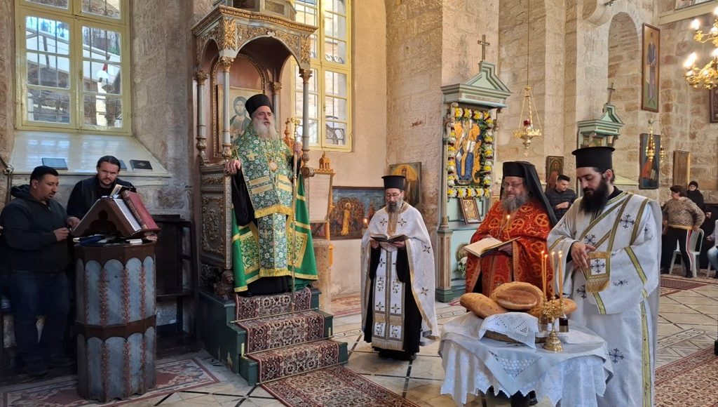 Η-εορτή-του-Αγίου-Χαραλάμπους-στο-Πατριαρχείο-Ιεροσολύμων