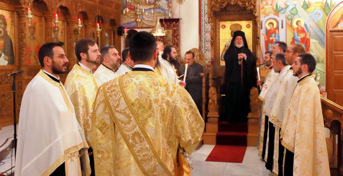 Ο-Αρχιεπίσκοπος-Θυατείρων-στον-Εσπερινό-της-Συγχωρήσεως