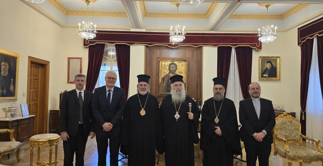 aντιπροσωπεία-του-Συμβουλίου-Ευρωπαϊκών-Εκκλησιών-στον-Αρχιεπίσκοπο-Κύπρου