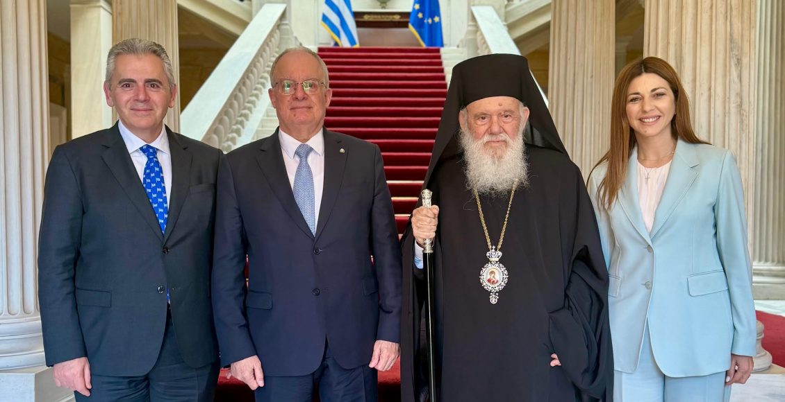 Μ.-Χαρακόπουλος-με-Πρόεδρο-Δημοκρατίας-και-Αρχιεπίσκοπο:-Η-Ορθοδοξία-δύναμη-ενότητας-του-ελληνισμού-σε-εποχές-αβεβαιότητας
