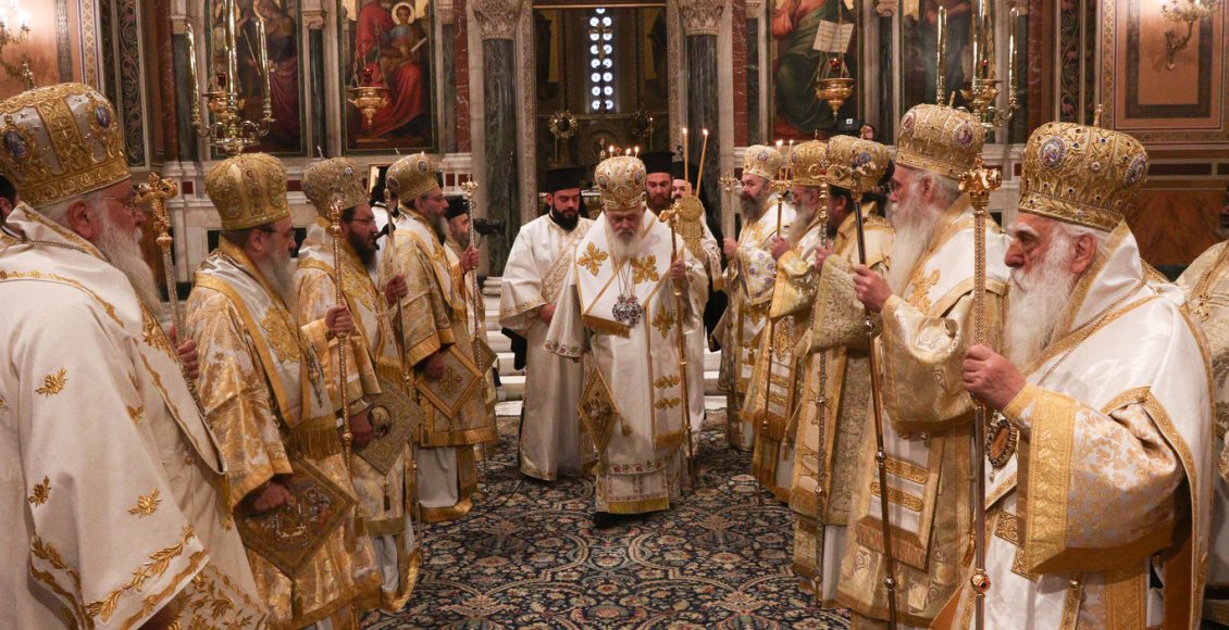Συνοδική-Θεία-Λειτουργία-για-τον-εορτασμό-της-Κυριακής-της-Ορθοδοξίας-στη-Μητρόπολη-Αθηνών