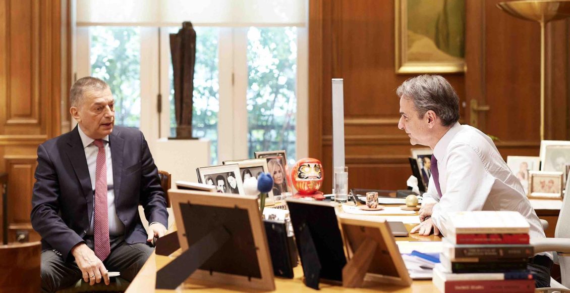 Συνάντηση-του-Πρωθυπουργού-με-τον-Πολιτικό-Διοικητή-του-Αγίου-Όρους-Αλκιβιάδη-Στεφανή