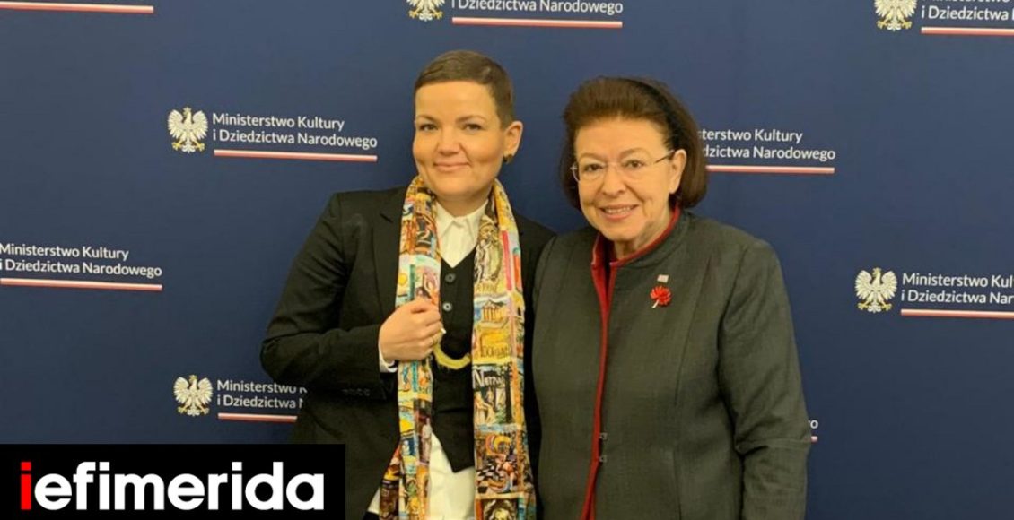 Συνάντηση-Μενδώνη-με-την-υπ.-Πολιτισμού-της-Πολωνίας-Συνεργασίες,-ανάπτυξη-βιντεοπαιχνιδιών,-κόμικ