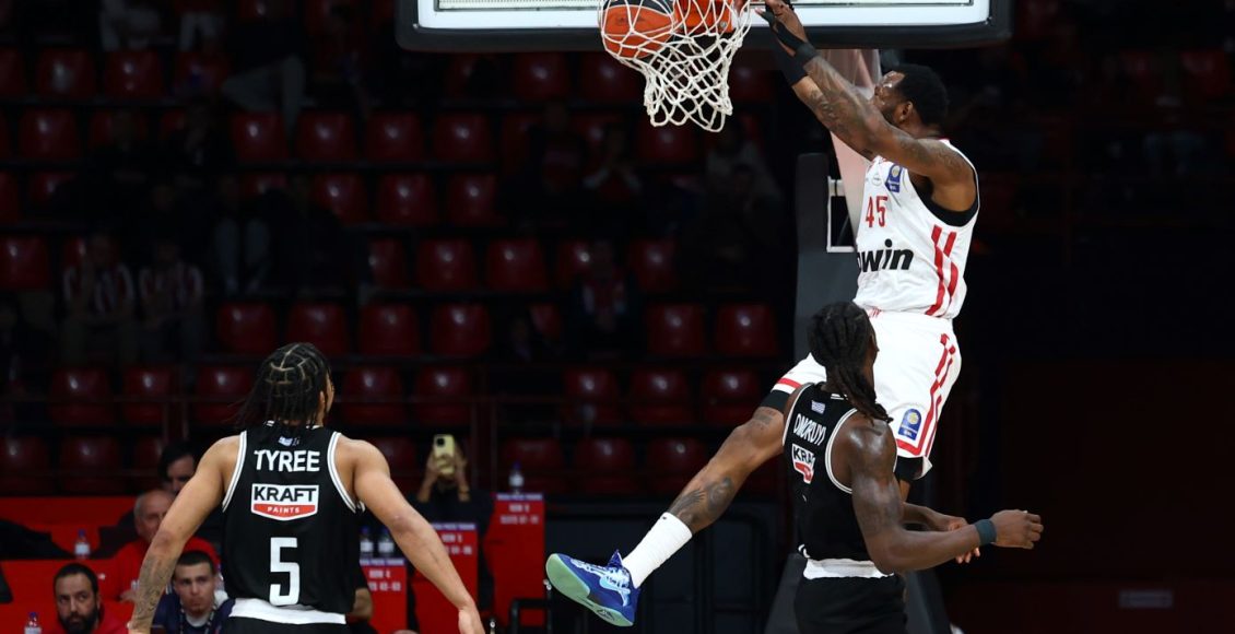 basket-league:-Εύκολα-ο-Ολυμπιακός,-100-73-τον-ΠΑΟΚ