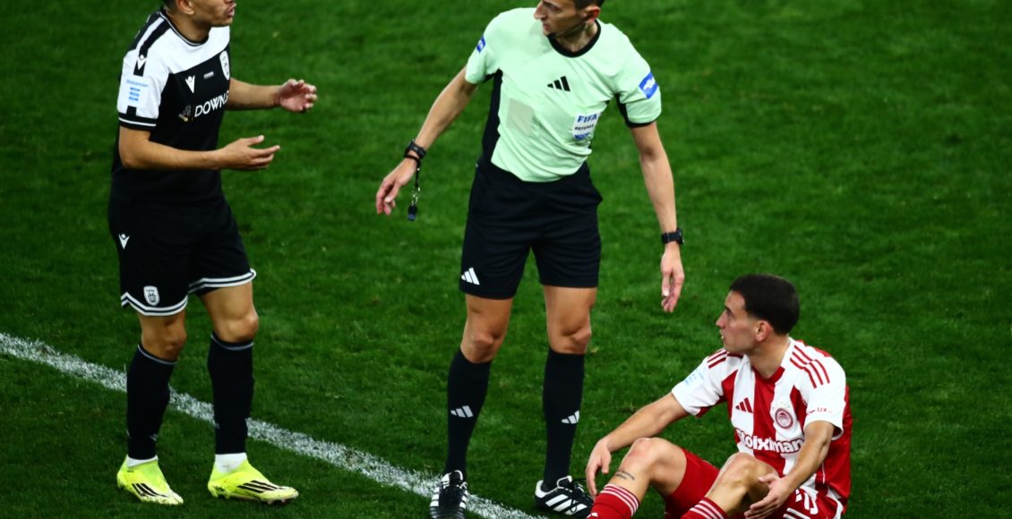 Ολυμπιακός:-Ενοχλήσεις-στον-προσαγωγό-ο-Έσε,-ξεκαθαρίζει-η-κατάστασή-του