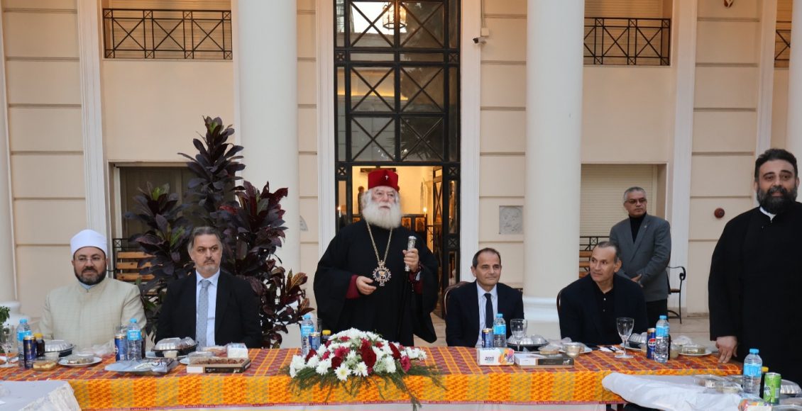 Ιφτάρ-του-Πατριαρχείου-Αλεξανδρείας-προς-τιμήν-των-εργαζομένων-της-αναστήλωσης-του-Ιερού-Ναού-του-Ευαγγελισμού-Αλεξανδρείας