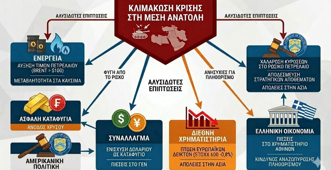 Πιέσεις-σε-χρηματιστήρια-και-ενέργεια-–Αναταραχή-λόγω-Μέσης-Ανατολής