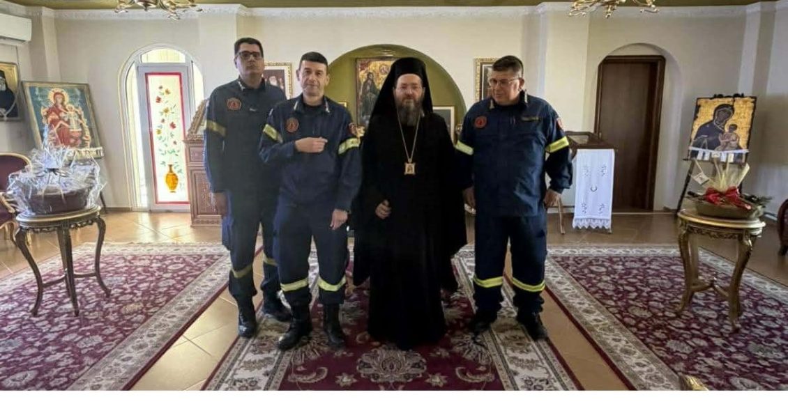 Τον-Μητροπολίτη-Κιλκισίου-επισκέφθηκε-ο-νέος-Γενικός-Επιθεωρητής-Πυροσβεστικών-Δυνάμεων-Βορείου-Ελλάδος