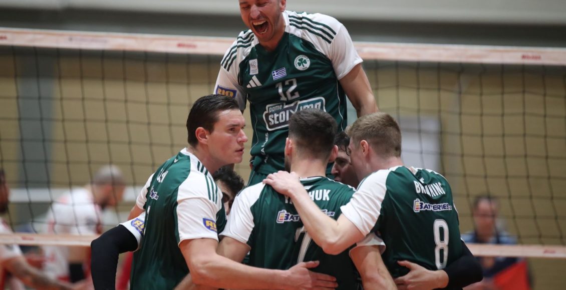 volley-league:-Πρώτο-βήμα-για-τον-Παναθηναϊκό,-3-1-σετ-τον-Ολυμπιακό