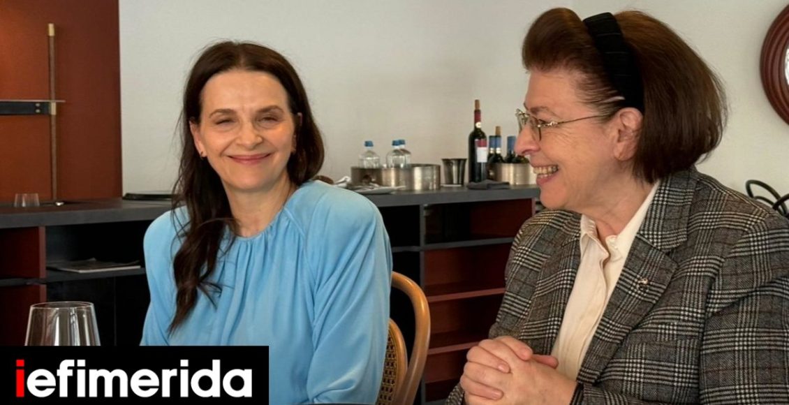 Λίνα-Μενδώνη:-Συνάντηση-με-τη-Ζιλιέτ-Μπινός-Στο-επίκεντρο-τα-ευρωπαϊκά-βραβεία-κινηματογράφου,-στην-Αθήνα