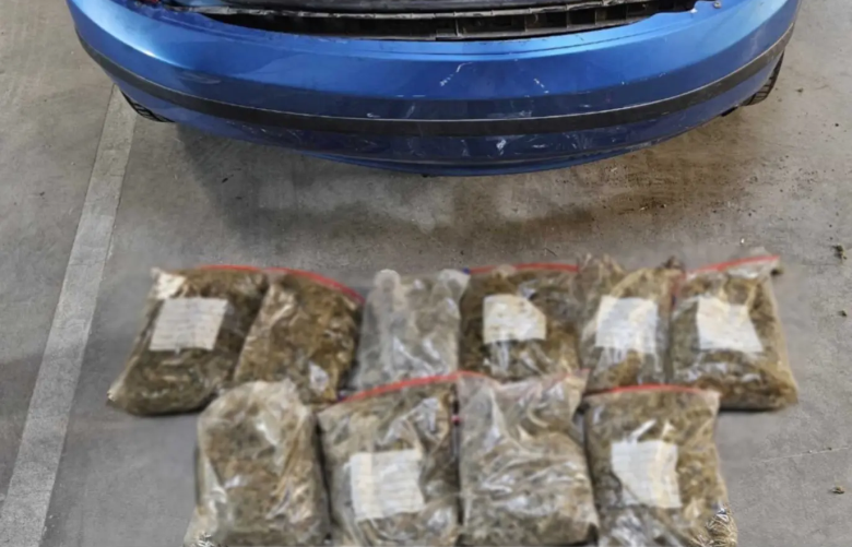 Έκρυβε-πέντε-κιλά-κάνναβης-στον-προφυλακτήρα-αυτοκινήτου