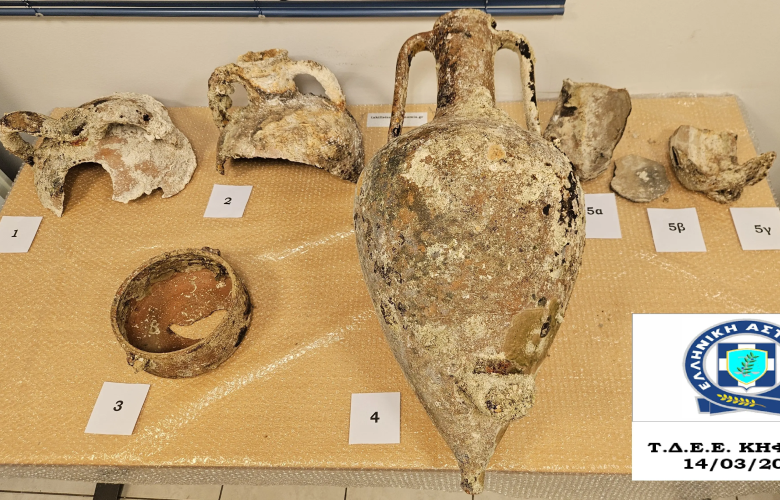 Σύλληψη-50χρονου-στην-Κηφισιά-για-αρχαία