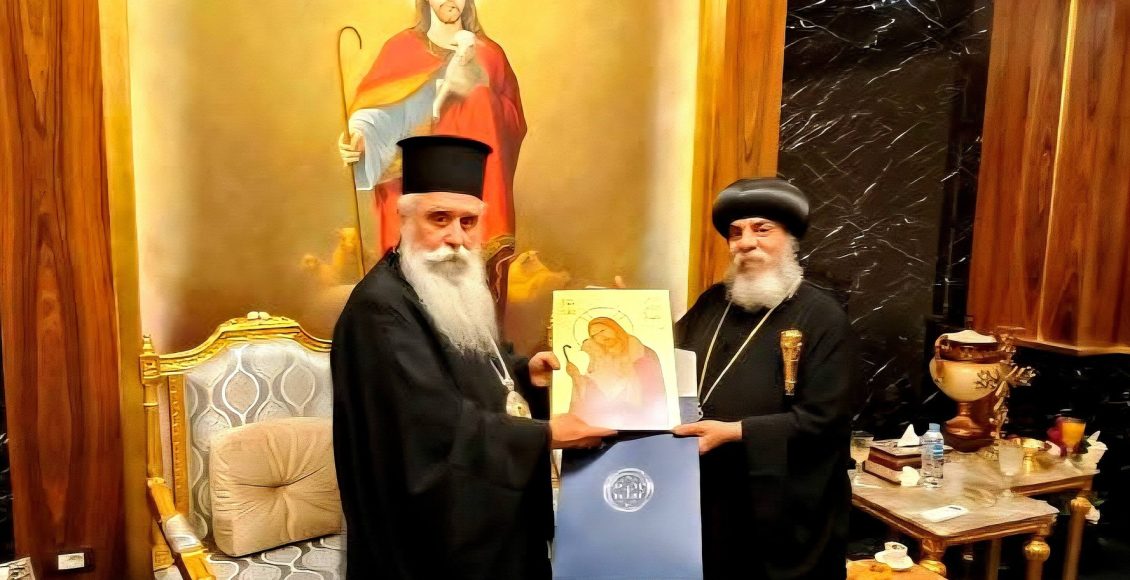 Τον-Κόπτη-Επίσκοπο-Νοτίου-Σινά-επισκέφθηκε-ο-Αρχιεπίσκοπος-Σινά-Συμεών