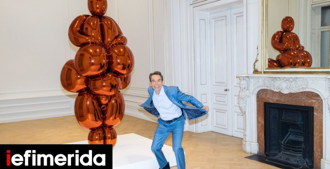 Ο-jeff-koons-στο-Μουσείο-Κυκλαδικής-Τέχνης:-Η-2,5-μ.-Αφροδίτη-με-μπαλόνια-από-χάλυβα-Όσα-είπε-για-την-έκθεση