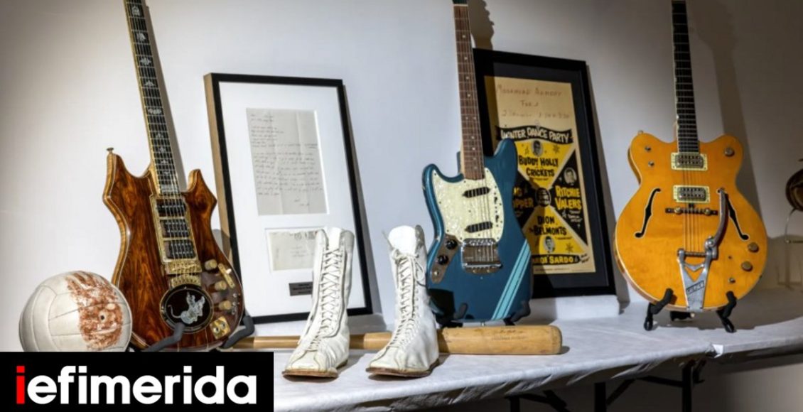 Η-μεγαλύτερη-συλλογή-της-ποπ-κουλτούρας-σε-δημοπρασία-Αντικείμενα-των-beatles,-Στιβ-Τζομπς,-Μοχάμεντ-Άλι