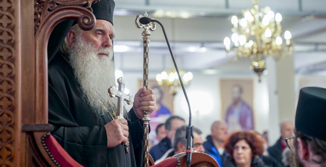 Ο-Αργολίδος-Νεκτάριος-στον-Ιερό-Ναό-Αγίου-Λουκά-του-Ιατρού-στην-Ιερά-Μονή-Παναγίας-Δοβρά-Βεροίας