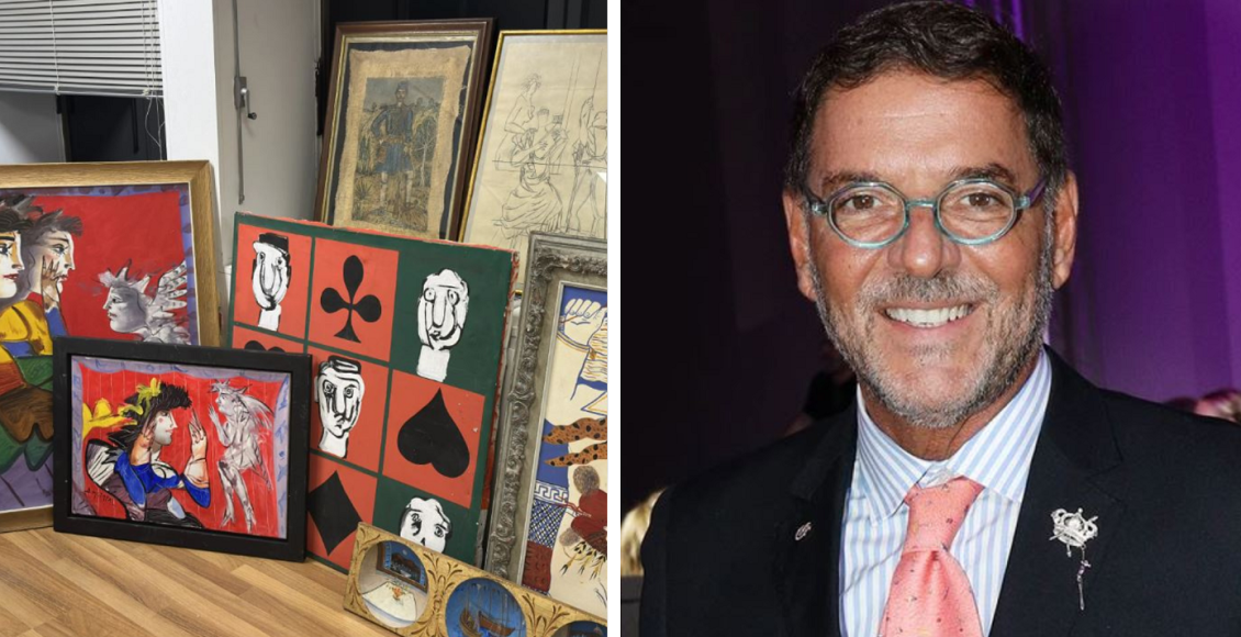 Νέες-εικόνες-από-την-κατάσχεση-στον-Γιώργο-Τσαγκαράκη-–-Πίνακες,-αρχαίες-εικόνες,-χιλιάδες-ευρώ-και-δολάρια,-ακόμη-και-όπλο