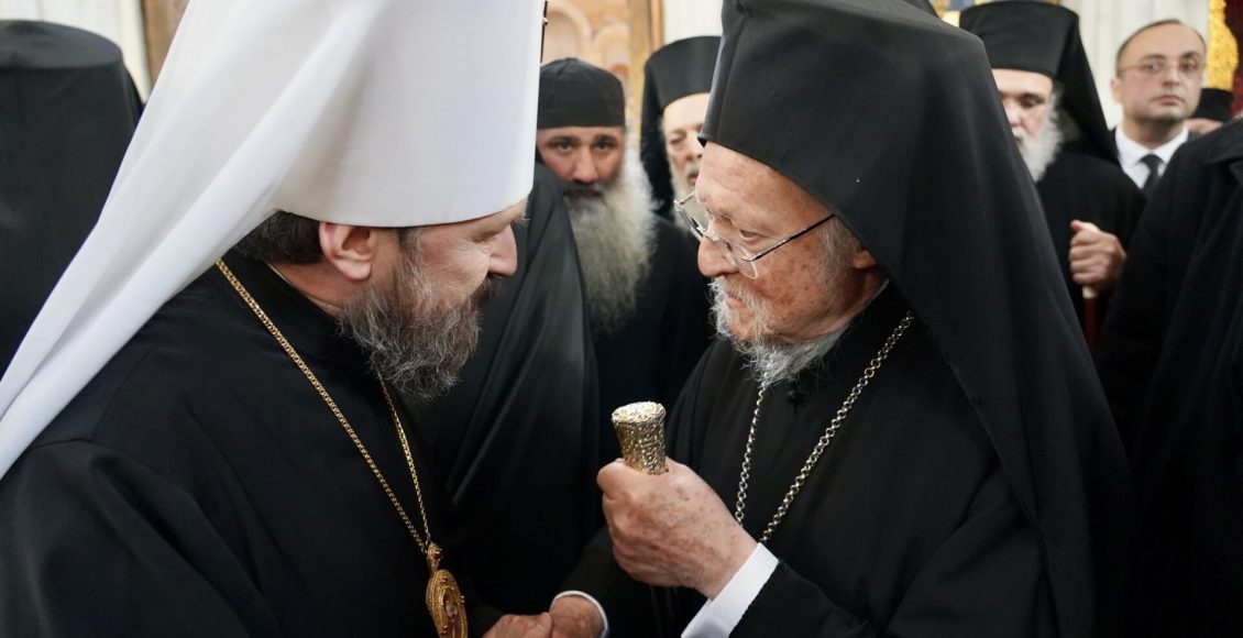 Το-τετ-α-τετ-του-Οικουμενικού-Πατριάρχη-με-τον-Μητροπολίτη-Ιλαρίωνα-στην-Τιφλίδα