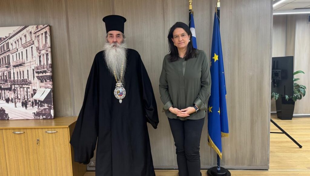 Συνάντηση-Μητροπολίτη-Πειραιώς-με-την-Υπουργό-Εργασίας-Νίκη-Κεραμέως