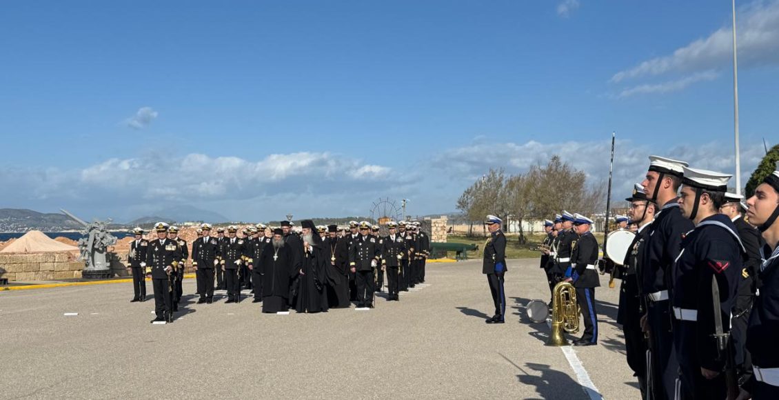 Ο-Πειραιώς-Σεραφείμ-στην-τελετή-παραλαβής-–-παράδοσης-καθηκόντων-της-Ναυτικής-Διοίκησης-Αιγαίου
