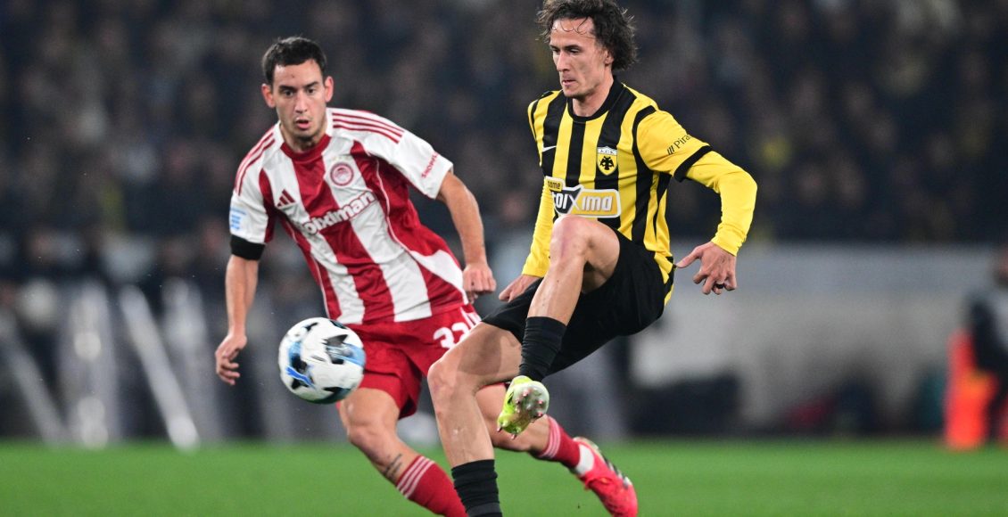 Ολυμπιακός-–-ΑΕΚ:-Σε-ρόλο-ρυθμιστή-της-11άδας-των-Ερυθρόλευκων-ο-Έσε