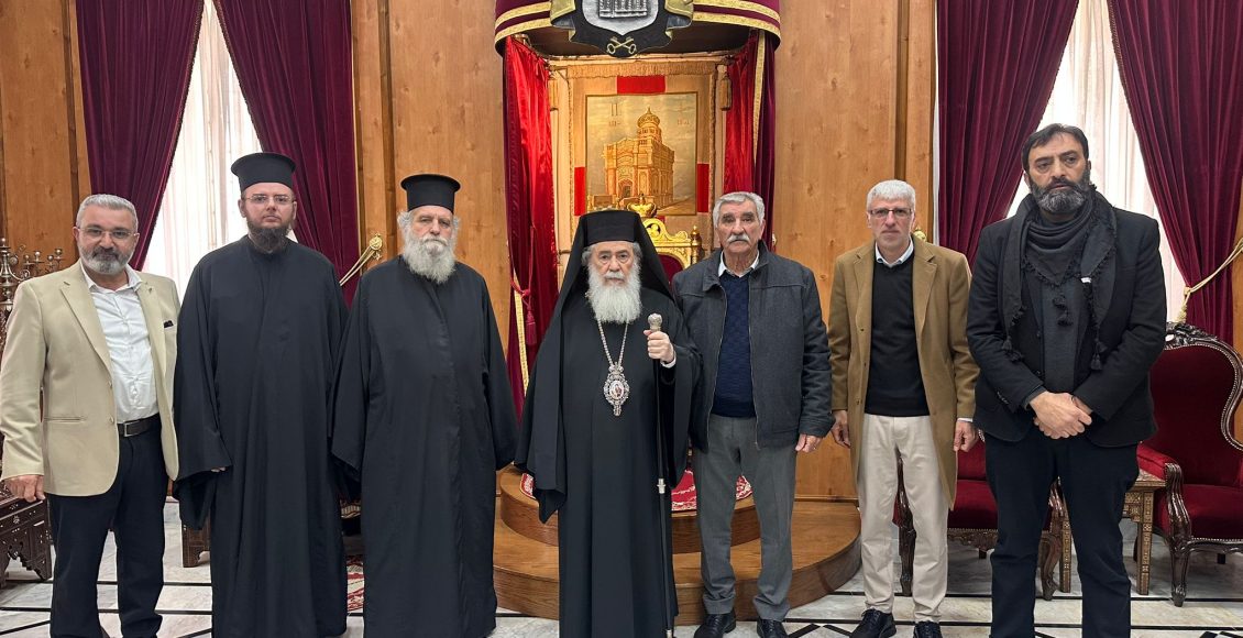 Επισκέψεις-στον-Πατριάρχη-Ιεροσολύμων-Θεόφιλο