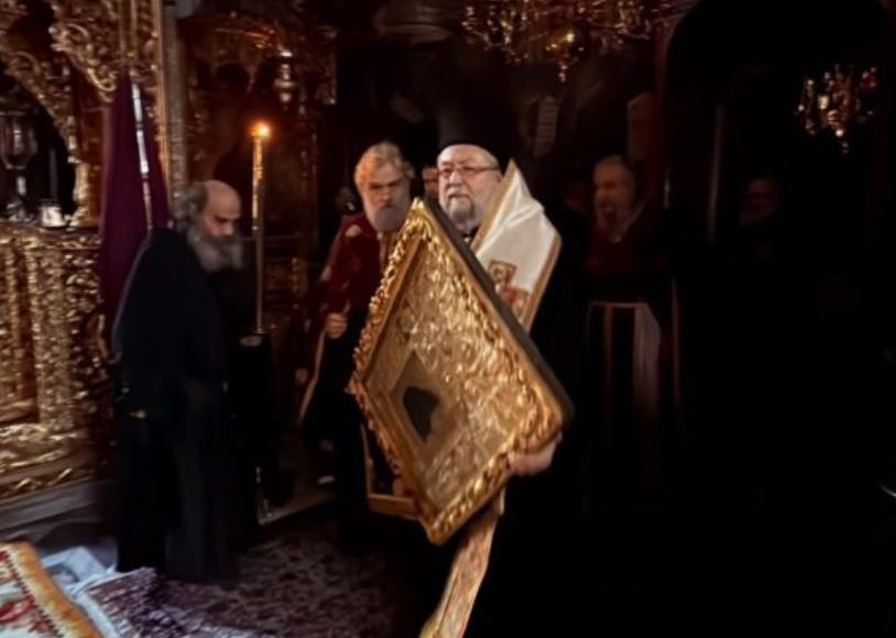 Ο-Μητροπολίτης-Γέρων-Πριγκηποννήσων-στο-Άγιον-Όρος