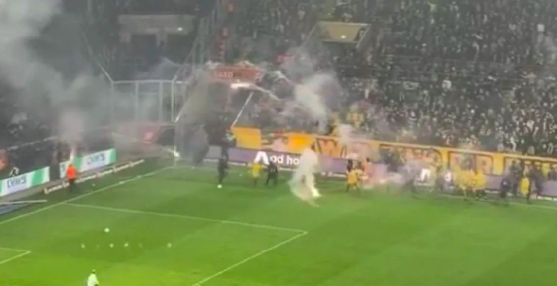 Γερμανία:-Διακόπηκε-το-Ντιναμό-Δρέσδης-–-Χέρτα-Βερολίνου-λόγω-σοβαρών-επεισοδίων