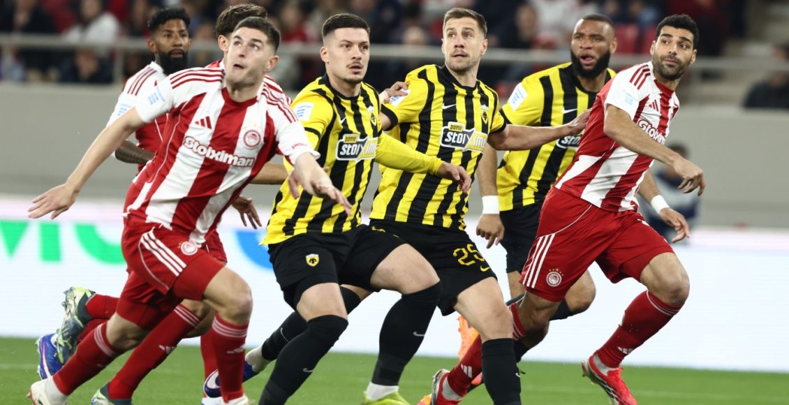 Ολυμπιακός-–-ΑΕΚ:-0-1-στο-5′-ο-Κοϊτά