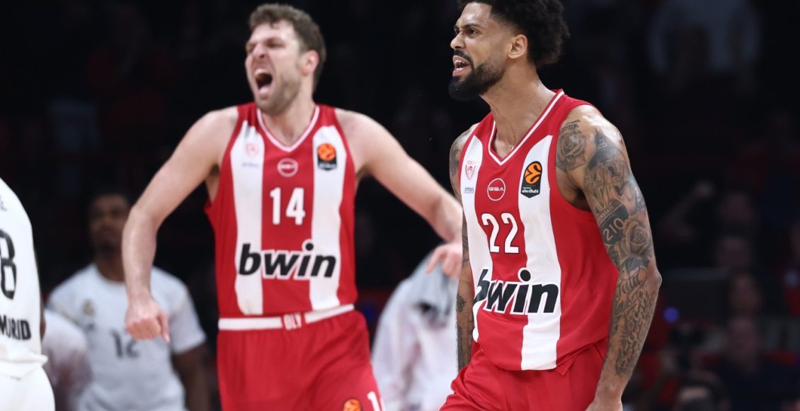 Ολυμπιακός-–-Ρεάλ-Μαδρίτης-102-88:-Αγκαλιά-με-την-1η-θέση-με-ρεκόρ-Ντόρσεϊ
